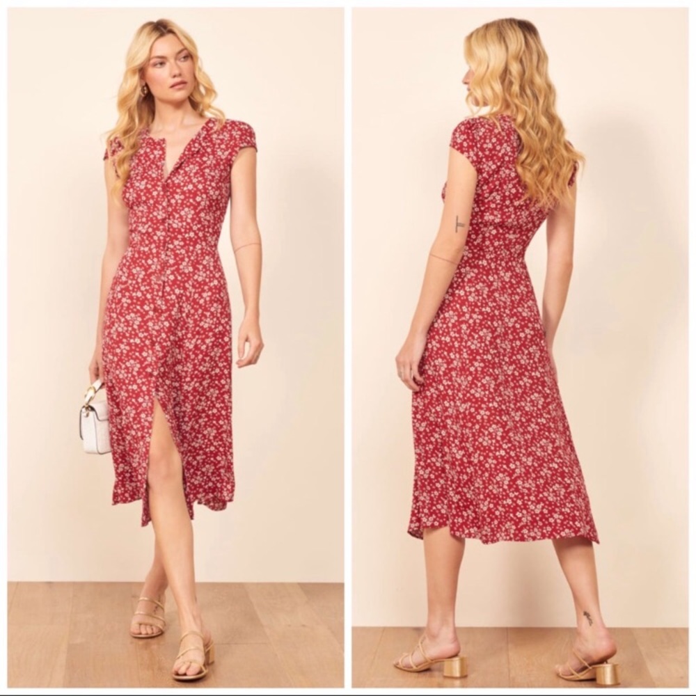 NWT Reformation Fauna Dress 🤍❤️